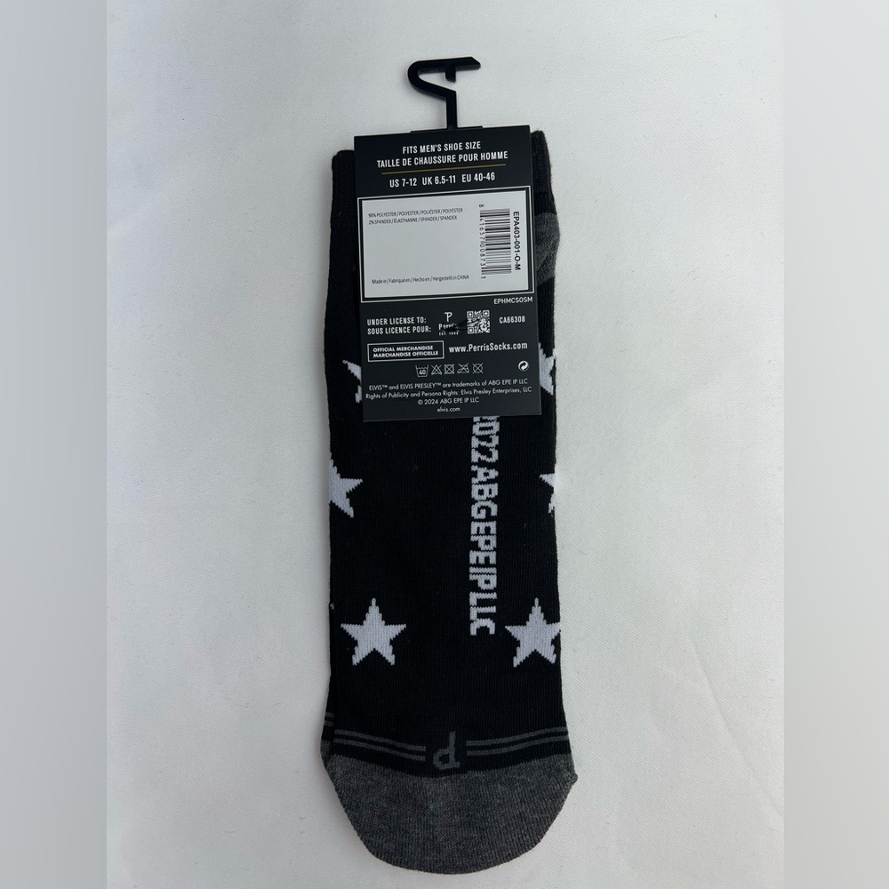 Perri’s Socks - Elvis Presley Low Cut Socks 3 Pair - Size:(MEN 7-12 WOME… - Picture 6 of 13
